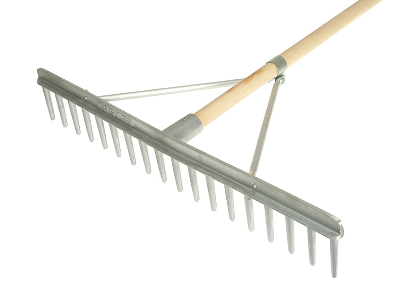 Aluminium Landscape Rake Complete With Handle, Faithfull