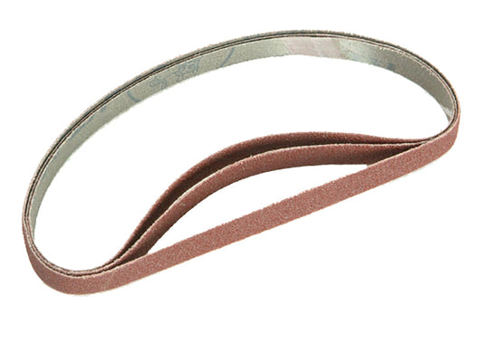 Cloth Sanding File Belt 455mm x 13mm Assorted (Pack 5), Faithfull