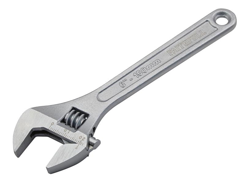 Chrome Adjustable Spanner 150mm (6in), Faithfull