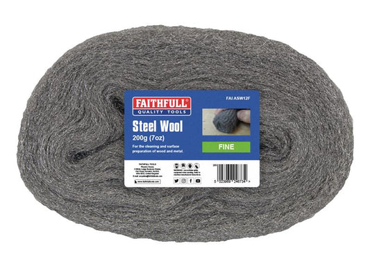 Steel Wool Fine 200g, Faithfull