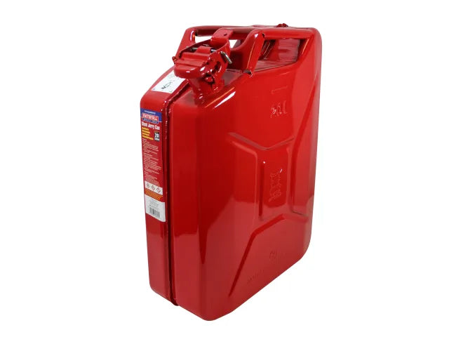 Red Steel Jerry Can 20 litre, Faithfull