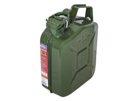 Green Jerry Can - Metal 5 litre, Faithfull