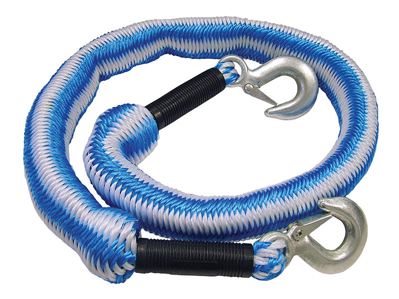 Tow Rope Expanding 4m Metal Hooks 3 Tonnes, Faithfull