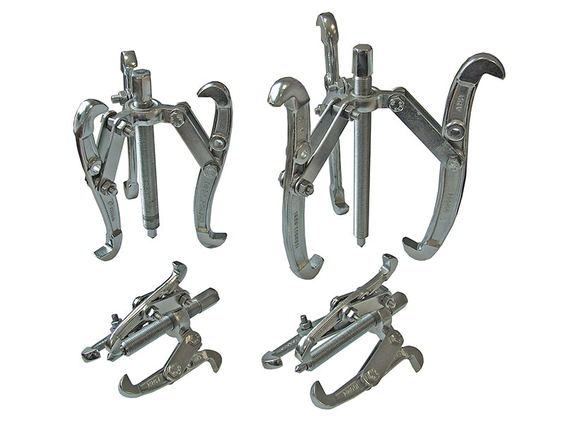 Bearing Puller Set, 4 Piece 75 100 150 & 200mm, Faithfull