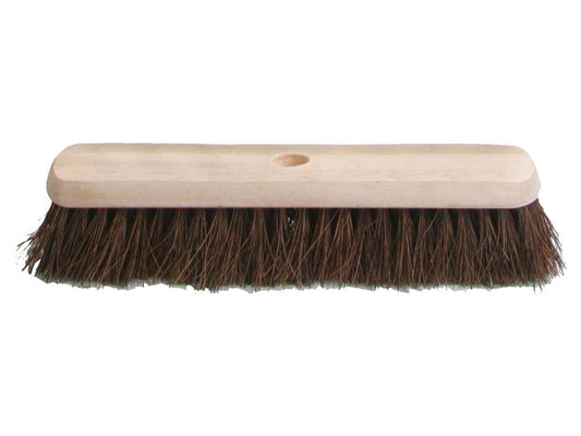 Natural Bassine Platform Broom Head 450mm (18in), Faithfull