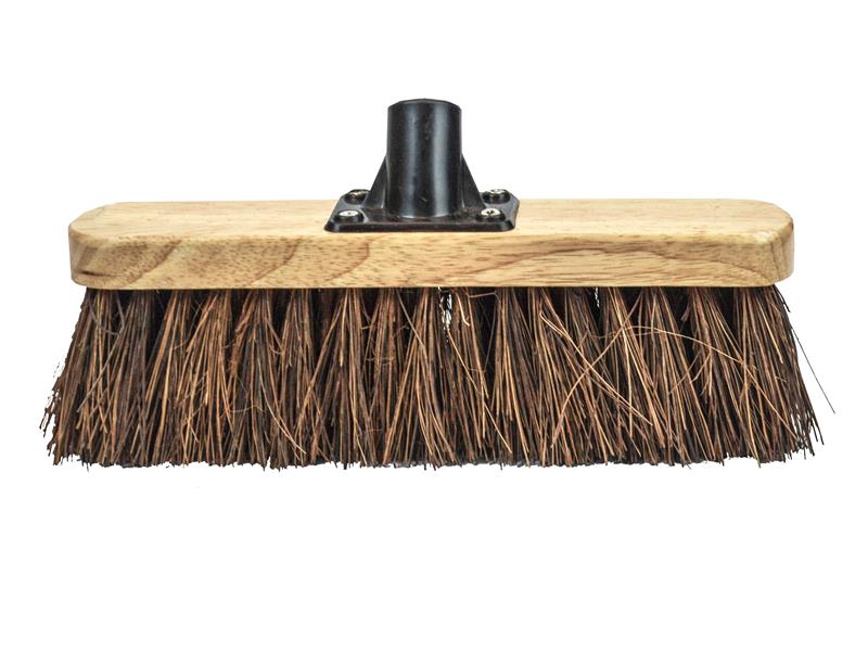 Bassine Varnished Broom Head 300mm (12in) Threaded Socket, Faithfull