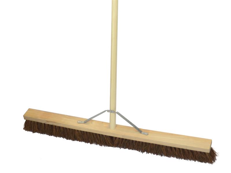 Stiff Bassine Broom 900mm (36in) + Handle & Stay, Faithfull