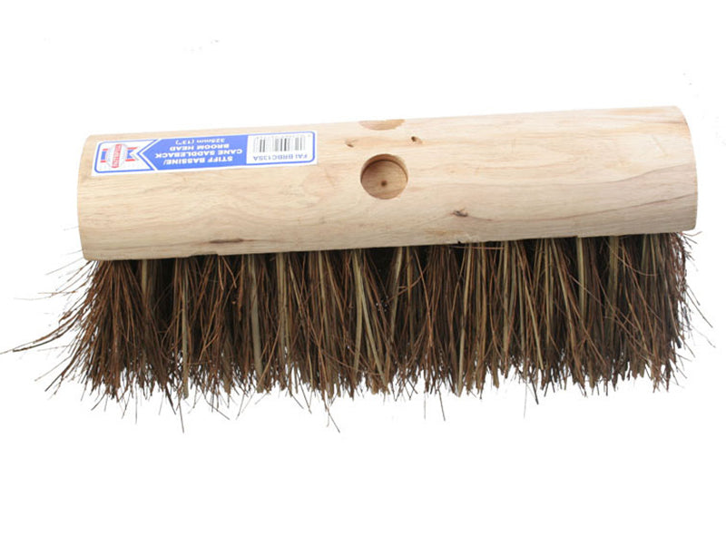 Stiff Bassine / Cane Saddleback Broom Head 325mm (13in), Faithfull