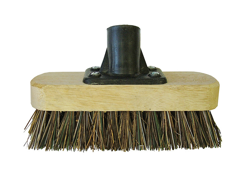 Deck Scrub Broom Head 175mm (7in) Threaded Socket, Faithfull