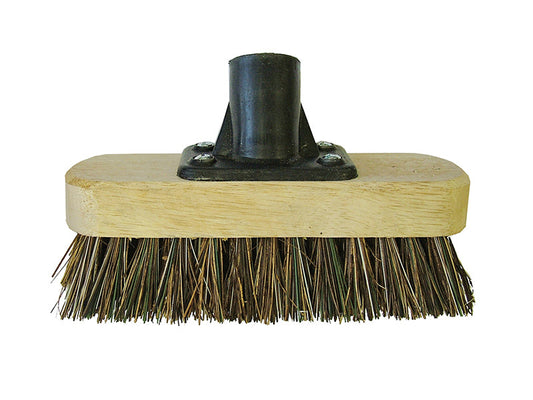 Deck Scrub Broom Head 175mm (7in) Threaded Socket, Faithfull