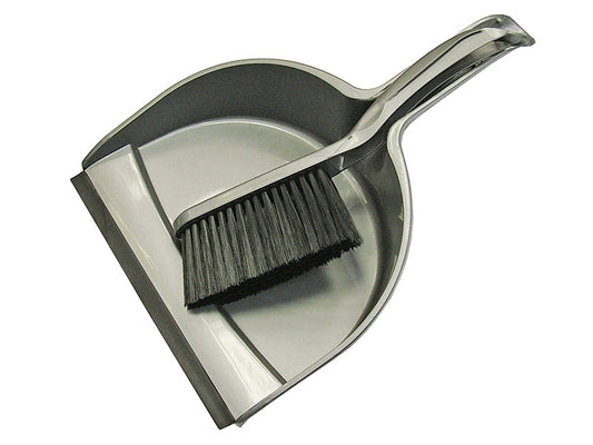 Plastic Dustpan & Brush Set, Faithfull