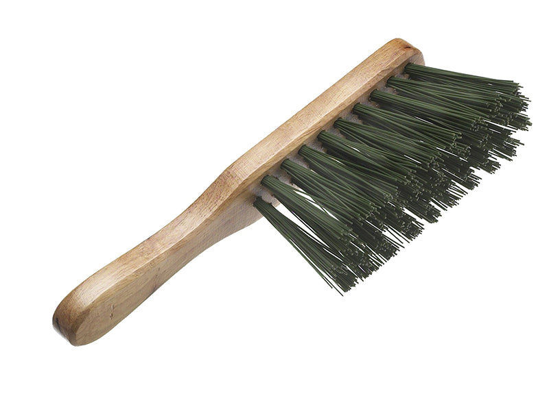 Stiff Green PVC Hand Brush 275mm (11in), Faithfull