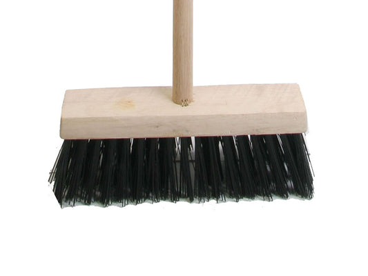 Broom PVC 325mm (13in) Head complete with Handle, Faithfull