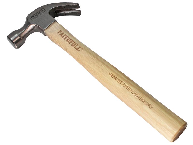 Claw Hammer Hickory Shaft 567g (20oz), Faithfull