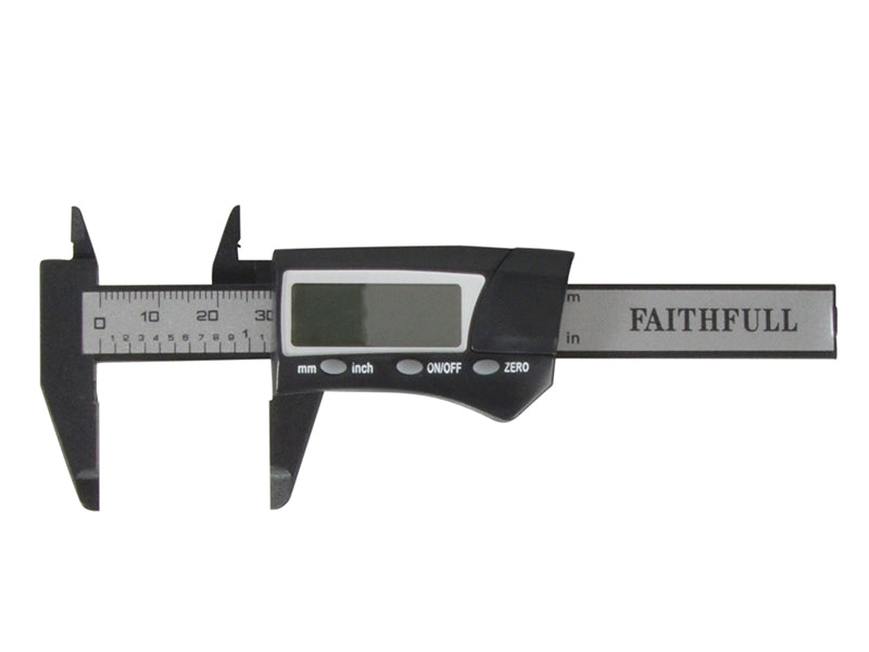 Mini Digital Caliper 75mm Capacity, Faithfull