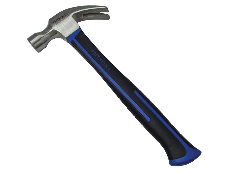 Claw Hammer Fibreglass Handle 454g (16oz), Faithfull