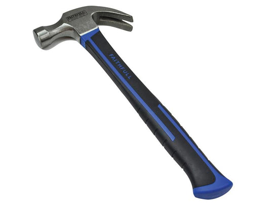 Claw Hammer Fibreglass Handle 567g (20oz), Faithfull