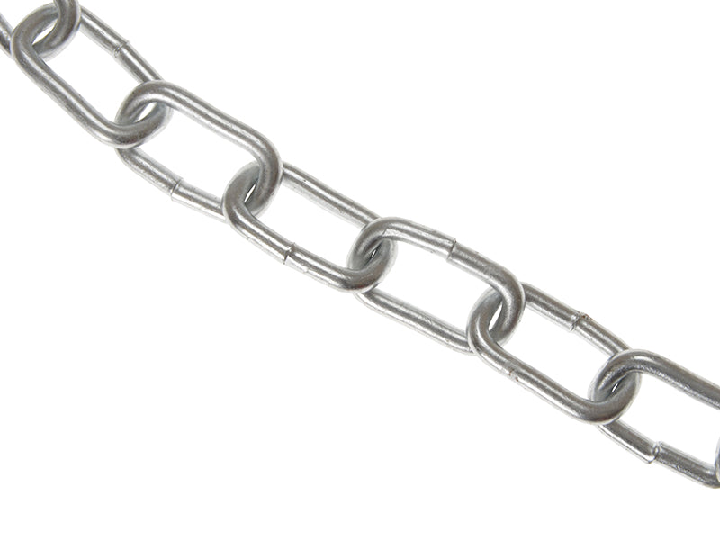 Zinc Plated Chain 5mm x 10m Box - Max. Load 160kg, Faithfull