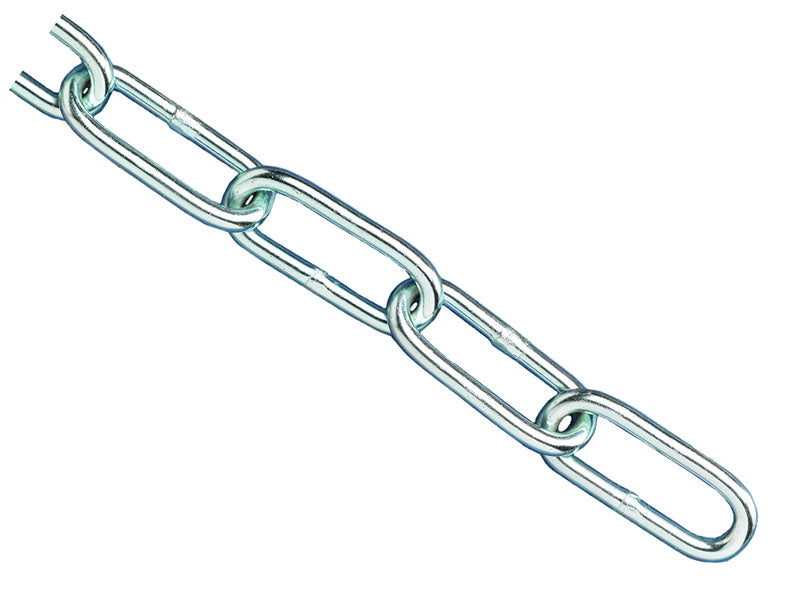 Zinc Plated Chain 3mm x 2.5m - Max. Load 80kg, Faithfull