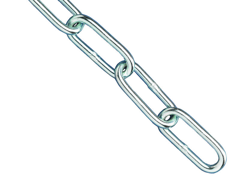 Zinc Plated Chain 5mm x 2.5m - Max. Load 160kg, Faithfull