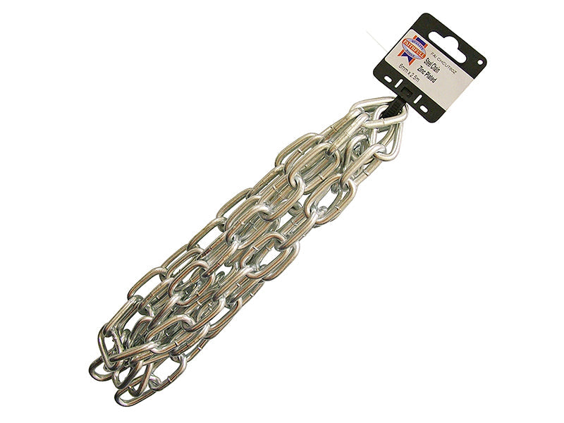 Zinc Plated Chain 6mm x 2.5m - Max. Load 250kg, Faithfull