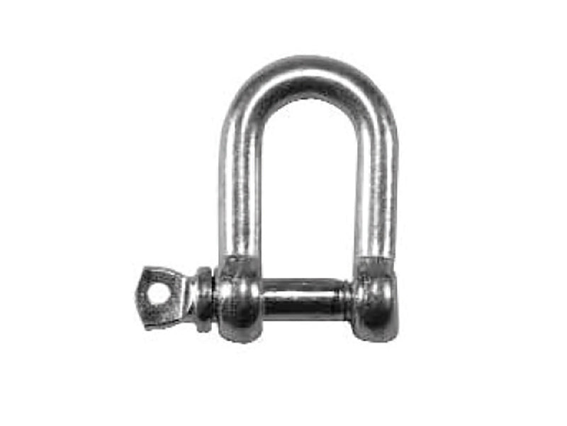 D-Shackle Zinc Plated 6mm (Pack 4), Faithfull