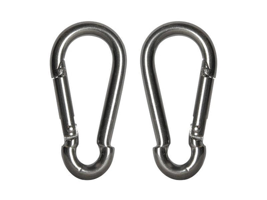 Fire Brigade Snap Hook Stainless Steel 6mm (Pack 2), Faithfull