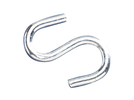 S-Hooks 5mm Zinc Plated (Pack 10), Faithfull