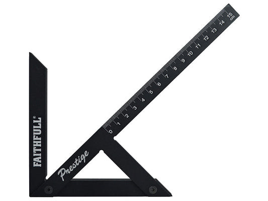 Prestige Centre Finder Gauge Black Aluminium 150mm, Faithfull