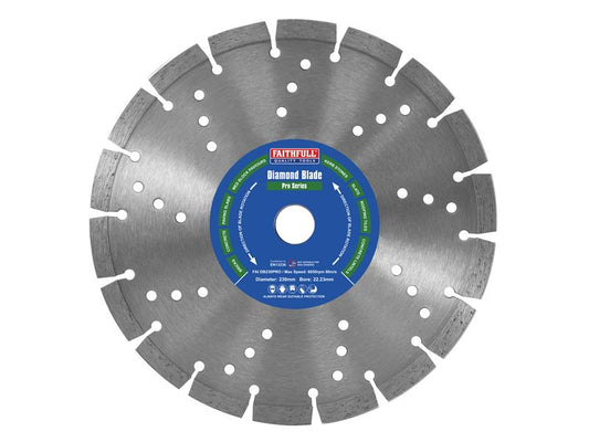 Professional Diamond Blade 230 x 22mm, Faithfull