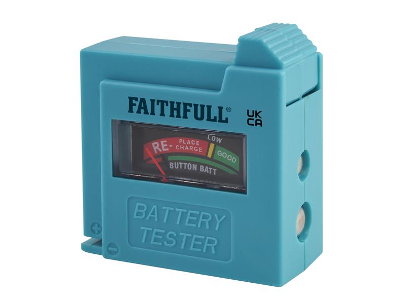 Battery Tester for AA, AAA, C, D & 9V, Faithfull