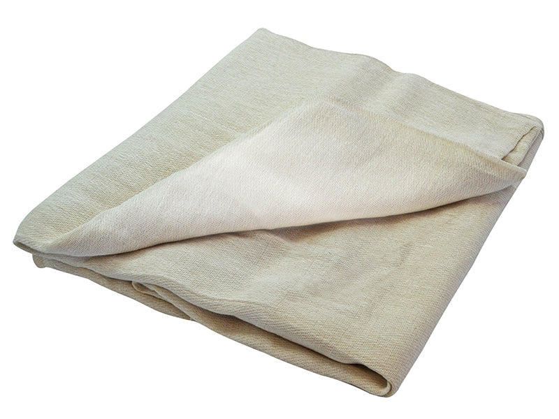 Cotton Twill Polythene Backed Dust Sheet 3.6 x 2.8m, Faithfull