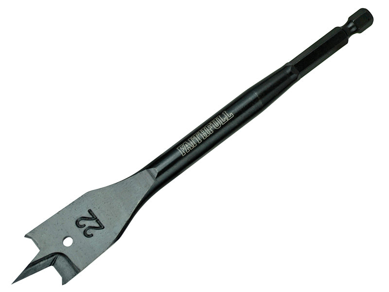 Impact Rated Flat Bit 22 x 152mm, Faithfull