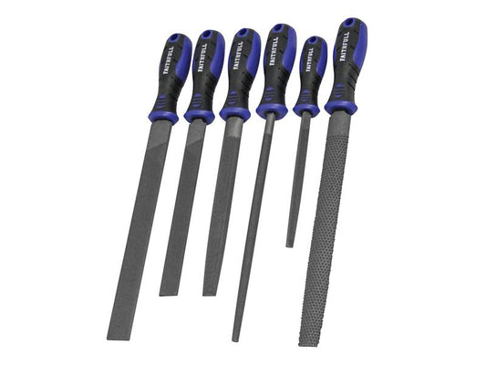 File and Rasp Set, 6 Piece, Faithfull