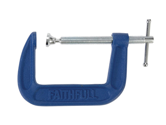 Medium-Duty G-Clamp 75mm (3in), Faithfull