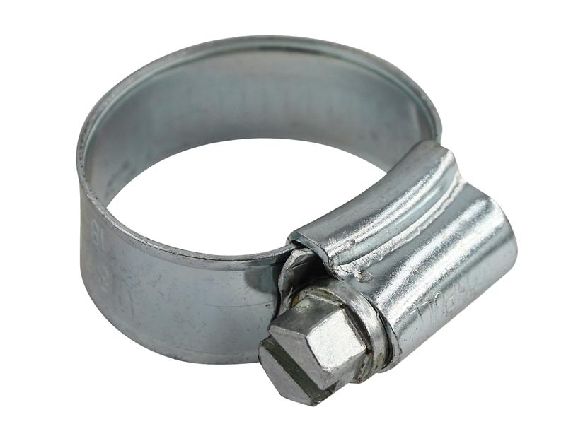 OX Hose Clip - Zinc MSZP 18 - 25mm, Faithfull