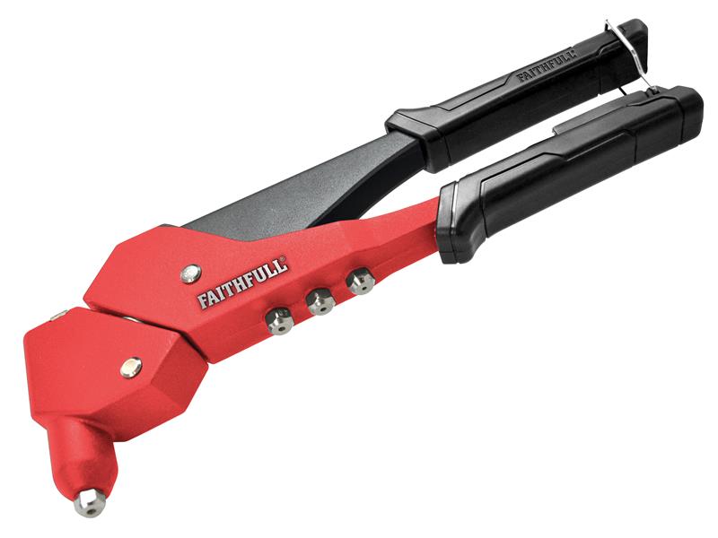 Heavy-Duty 360° Rotating Head Riveter, Faithfull