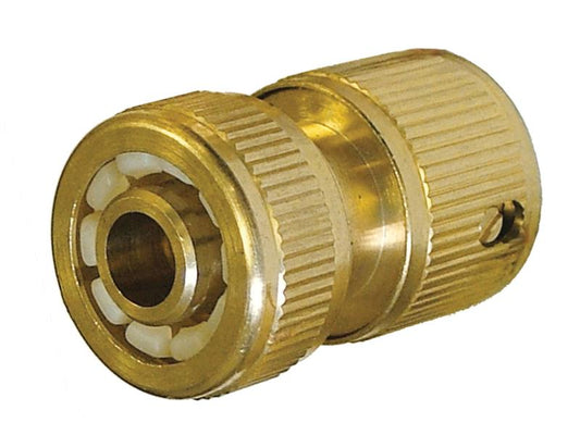 Brass Female Hose Connector 12.5mm (1/2in), Faithfull