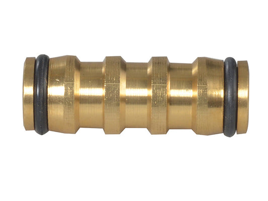 Brass 2-Way Hose Coupling 12.5mm (1/2in), Faithfull