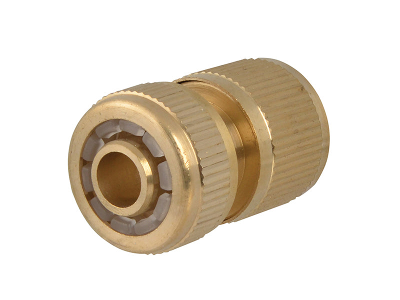 Brass Female Water Stop Connector 12.5mm (1/2in), Faithfull