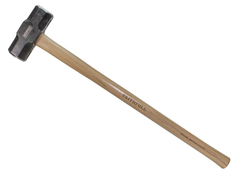 Sledge Hammer Contractor's Hickory Handle 6.35kg (14 lb), Faithfull