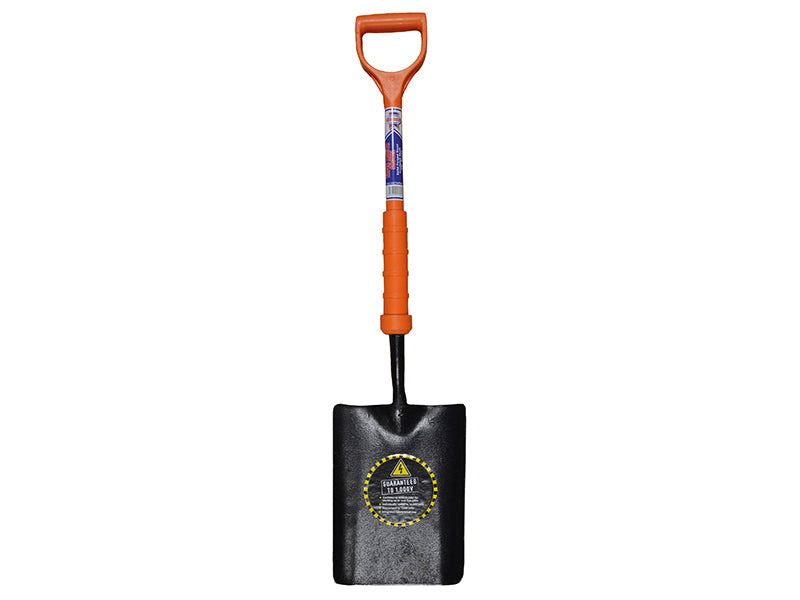 Taper Mouth Shovel Fibreglass Insulated Shaft YD, Faithfull