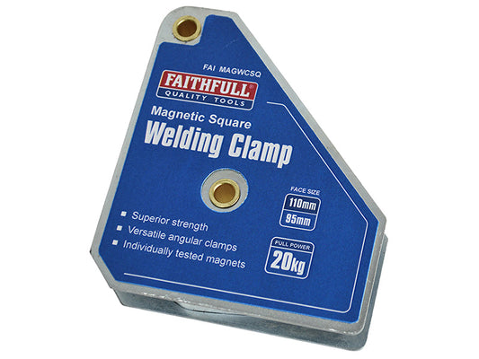 Welding Magnet Square 100 x 95mm, Faithfull