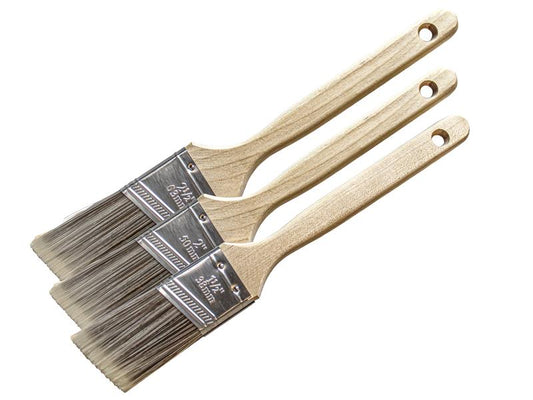 Tradesman Synthetic Sash Brush Set, 3 Piece, Faithfull