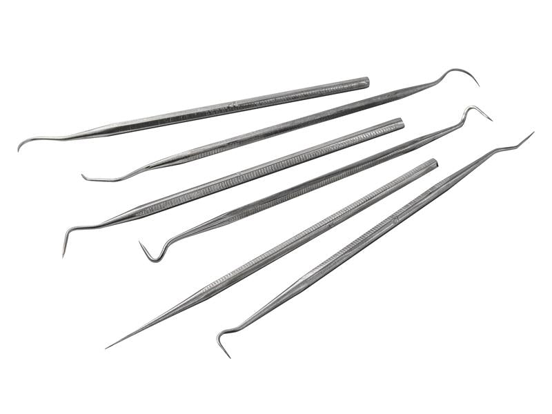 Picks & Carvers Set 6 Piece Stainless Steel, Faithfull