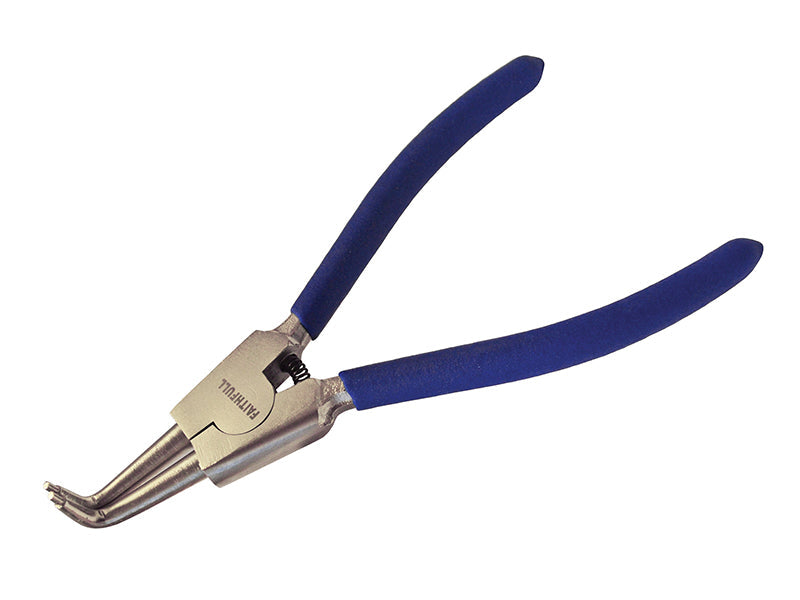 Circlip Pliers Outside Bent CRV 180mm (7in), Faithfull