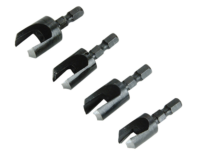 Plug Cutter Set of 4 No.6-12, Faithfull