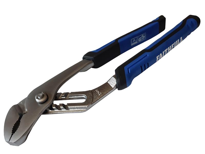 Soft Grip Water Pump Pliers 250mm, Faithfull