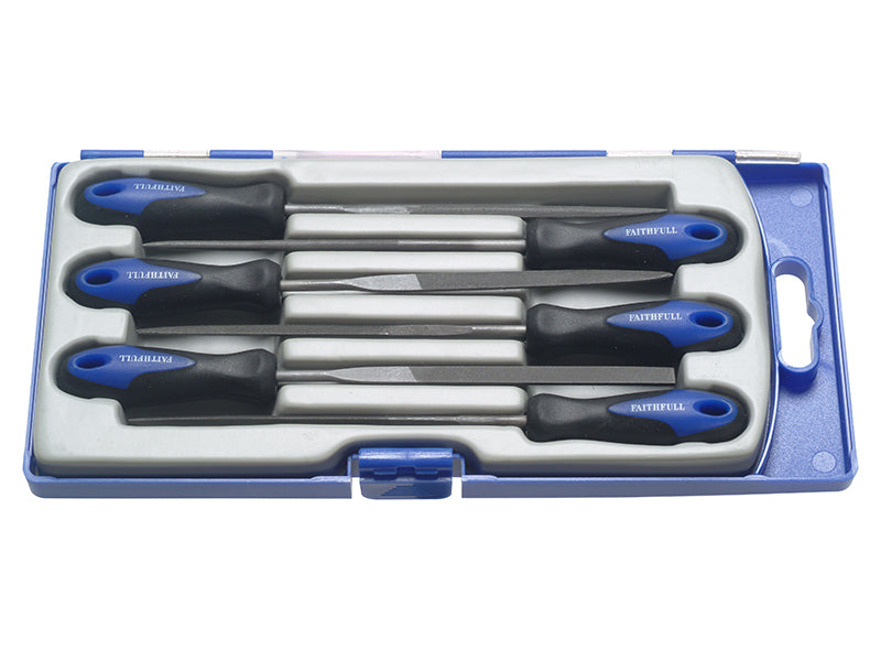 Precision Needle File Set 6 Piece, Faithfull