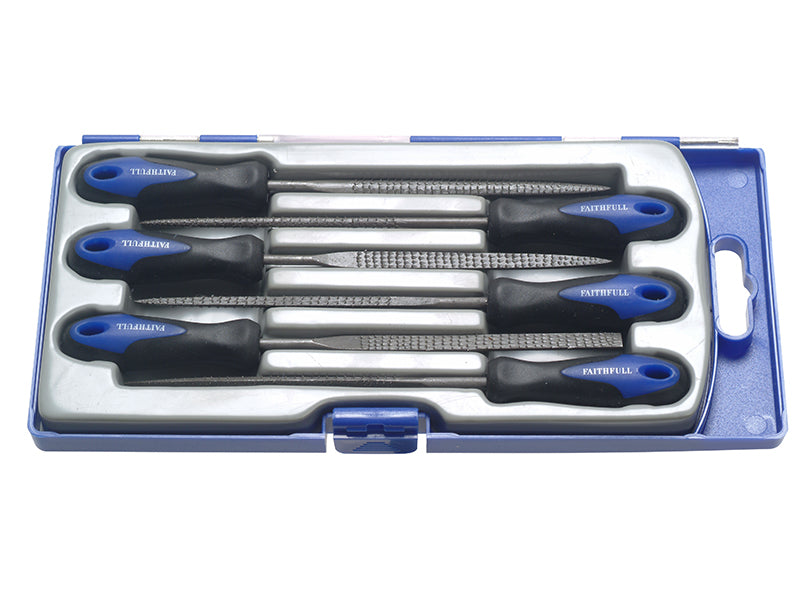 Precision Needle Rasp Set 6 Piece, Faithfull